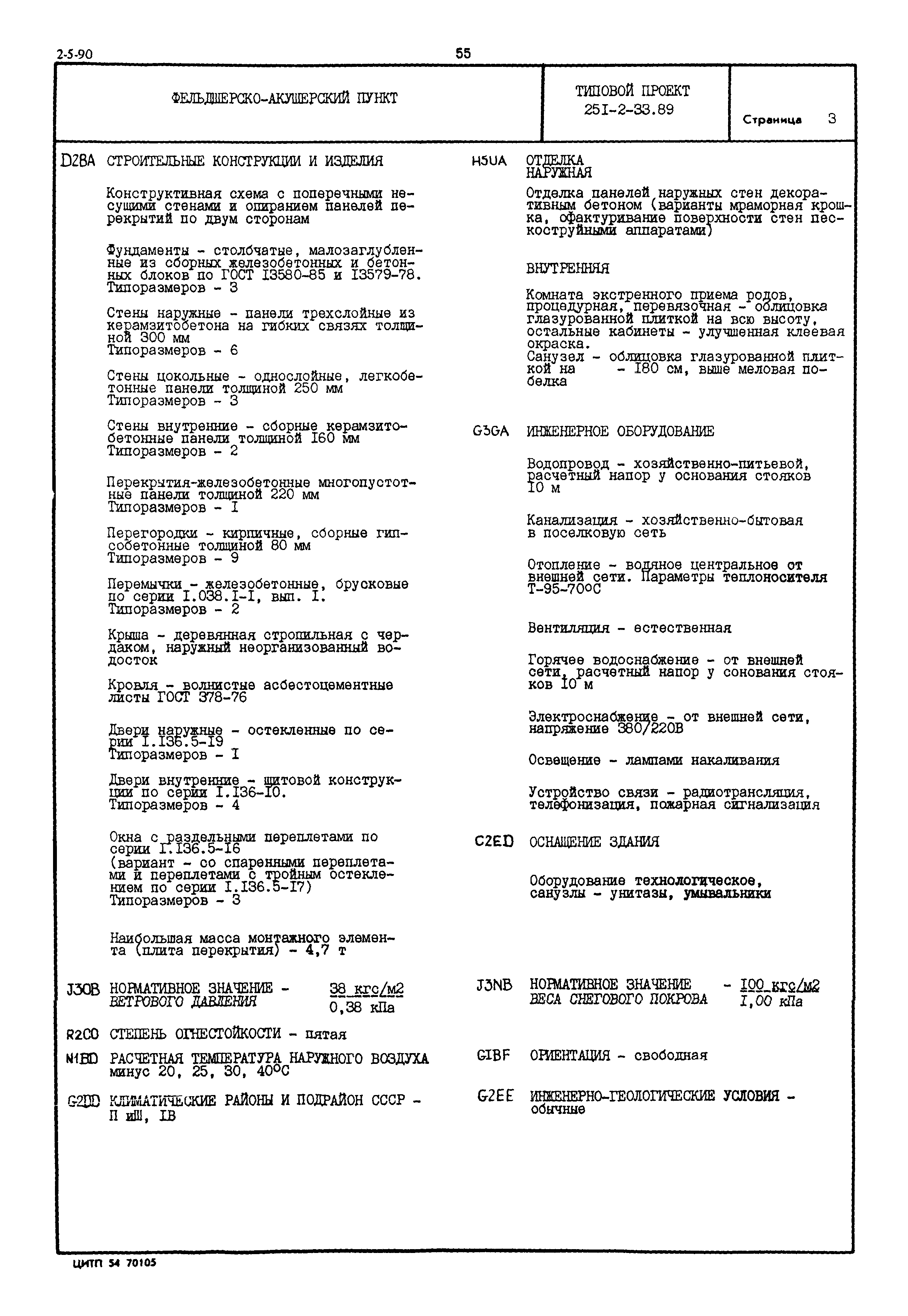 Типовой проект 251-2-33.89