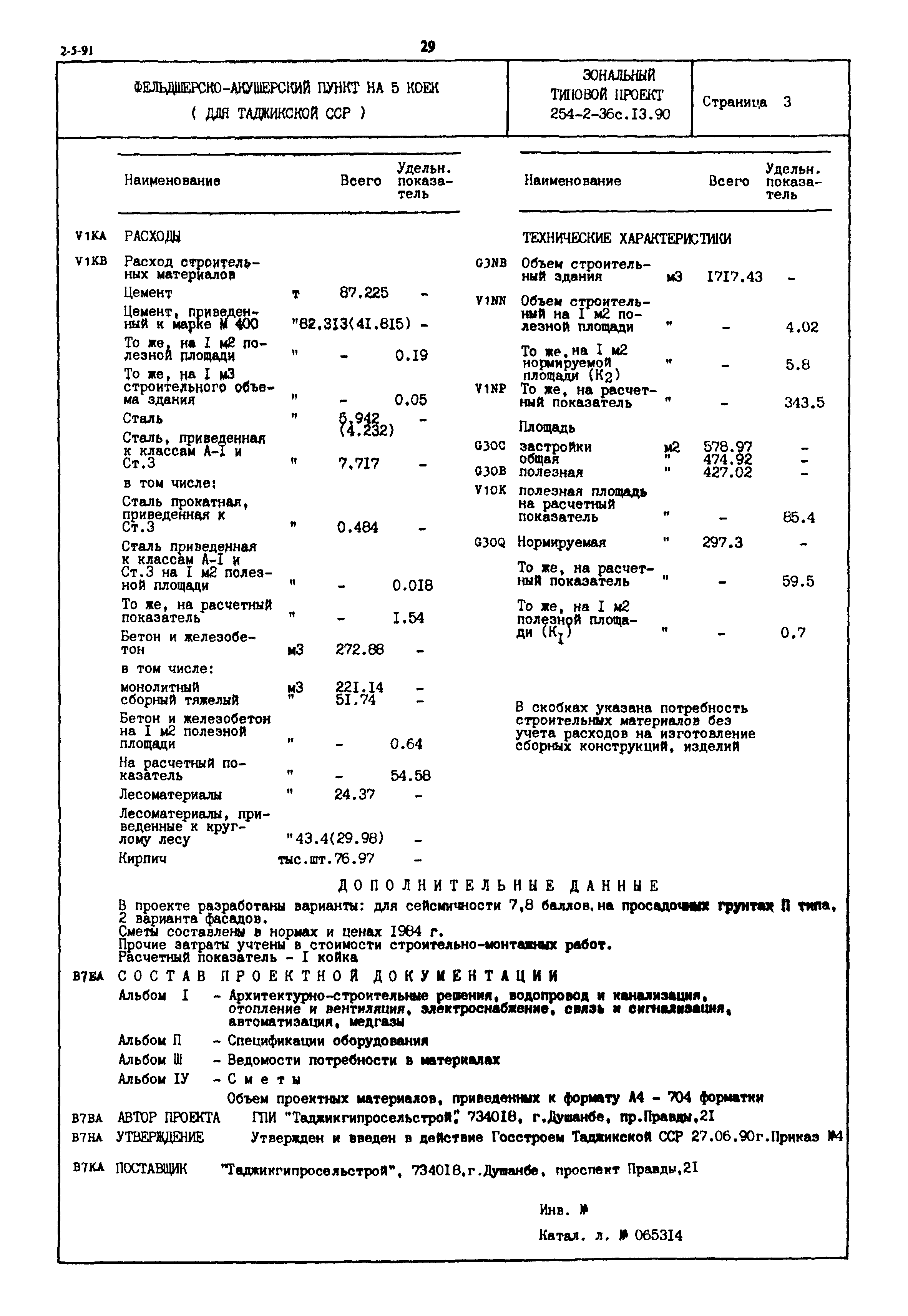 Типовой проект 254-2-36с.13.90