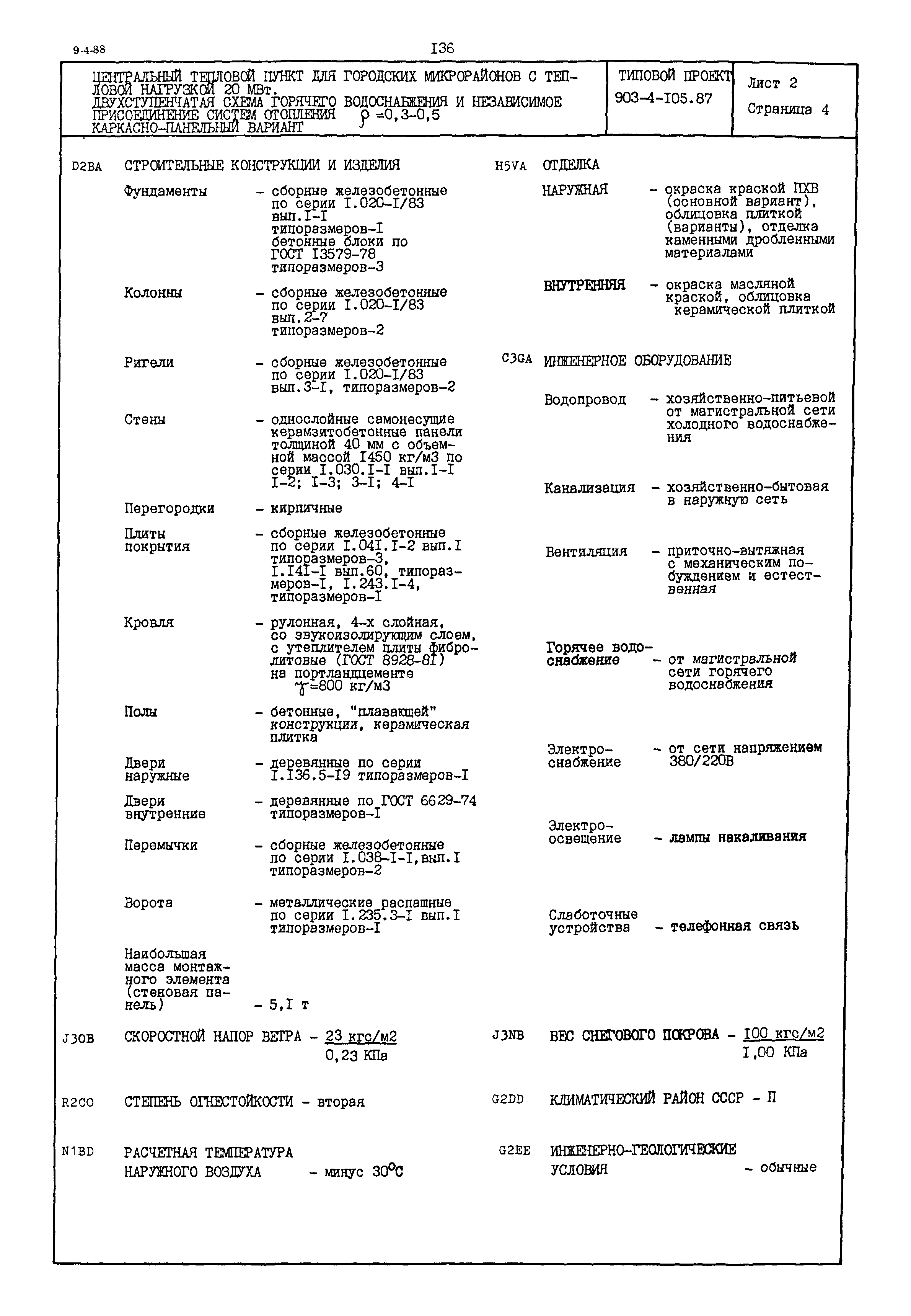 Типовой проект 903-4-105.87