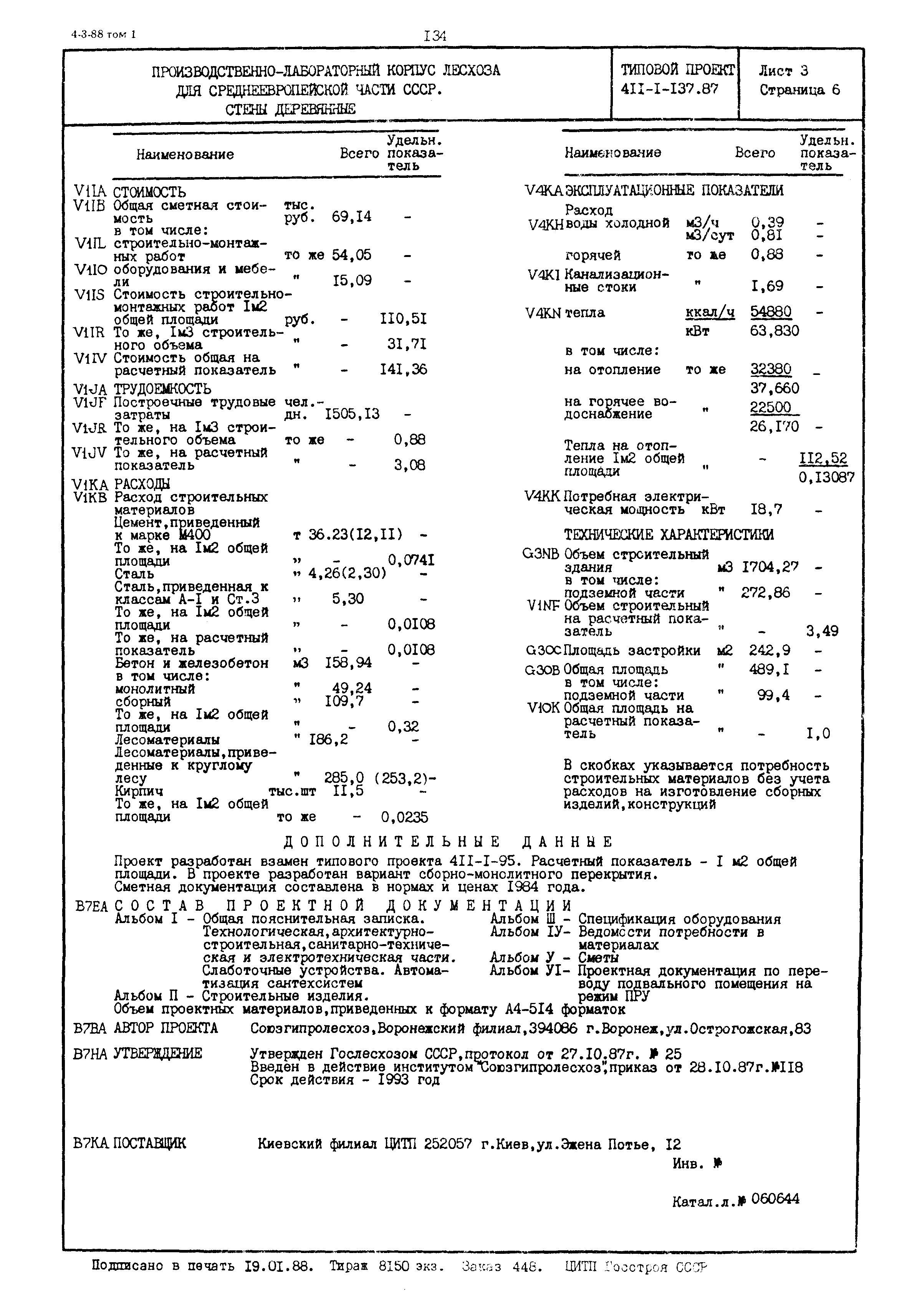 Типовой проект 411-1-137.87