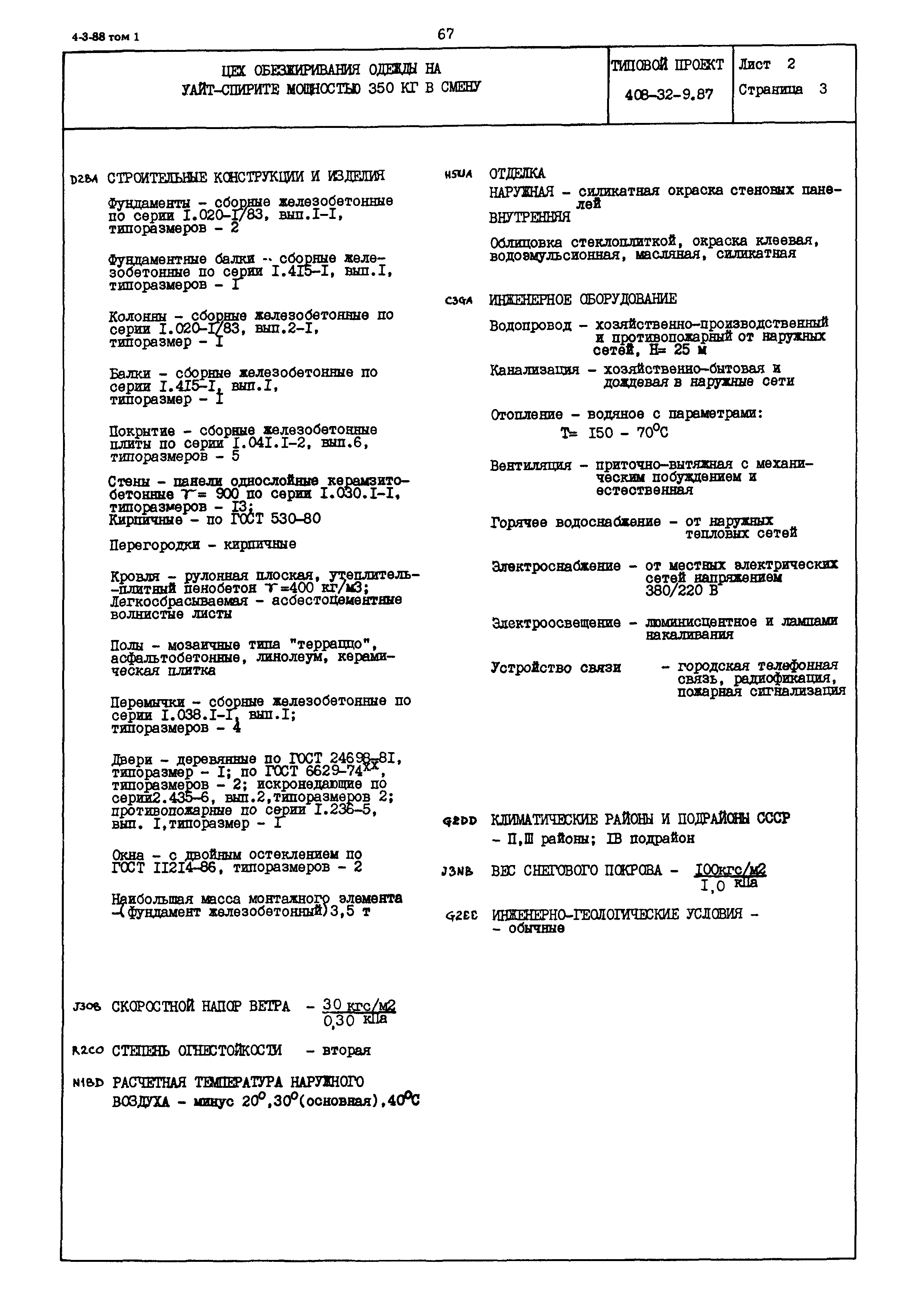Типовой проект 408-32-9.87