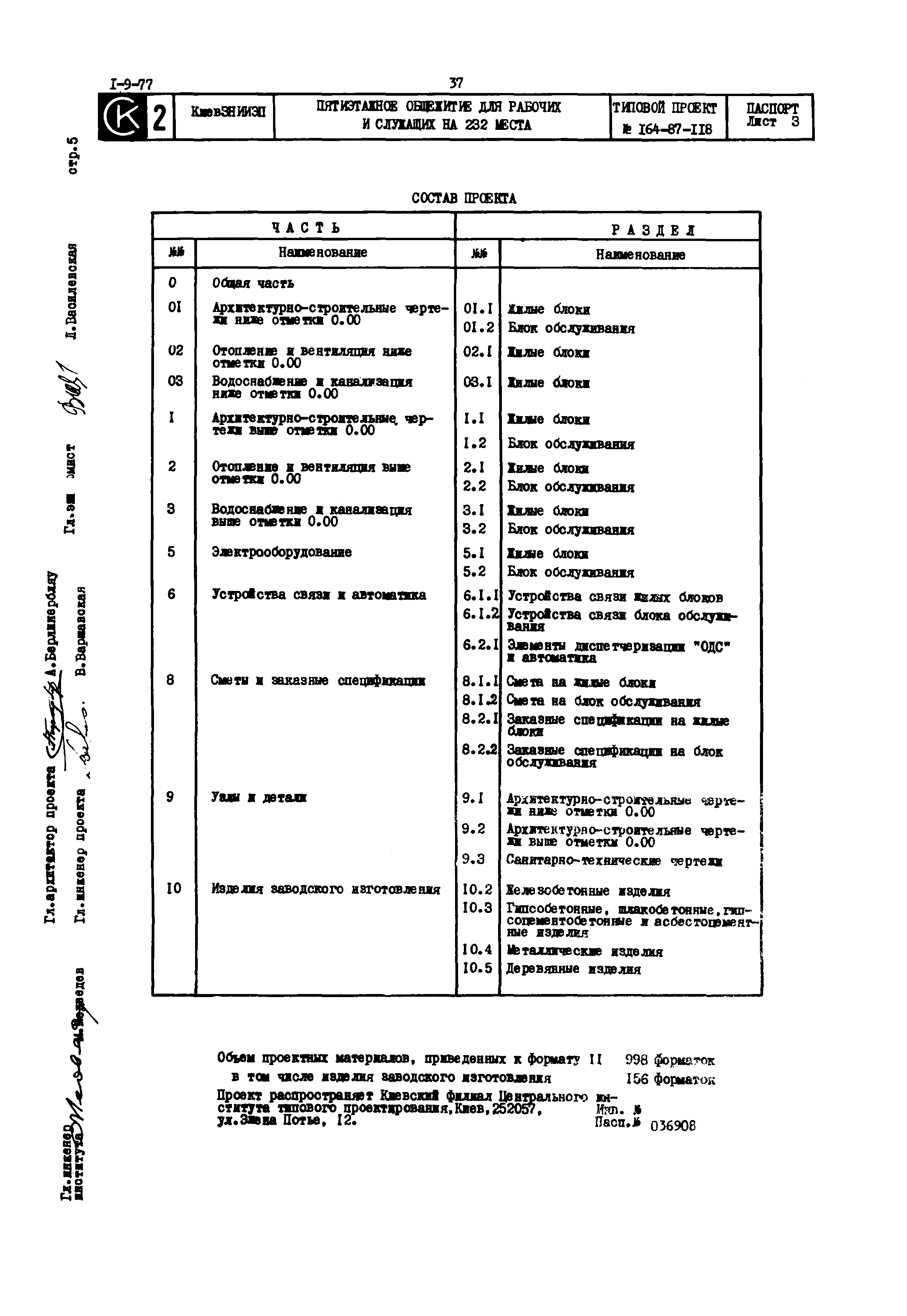 Типовой проект 164-87-118