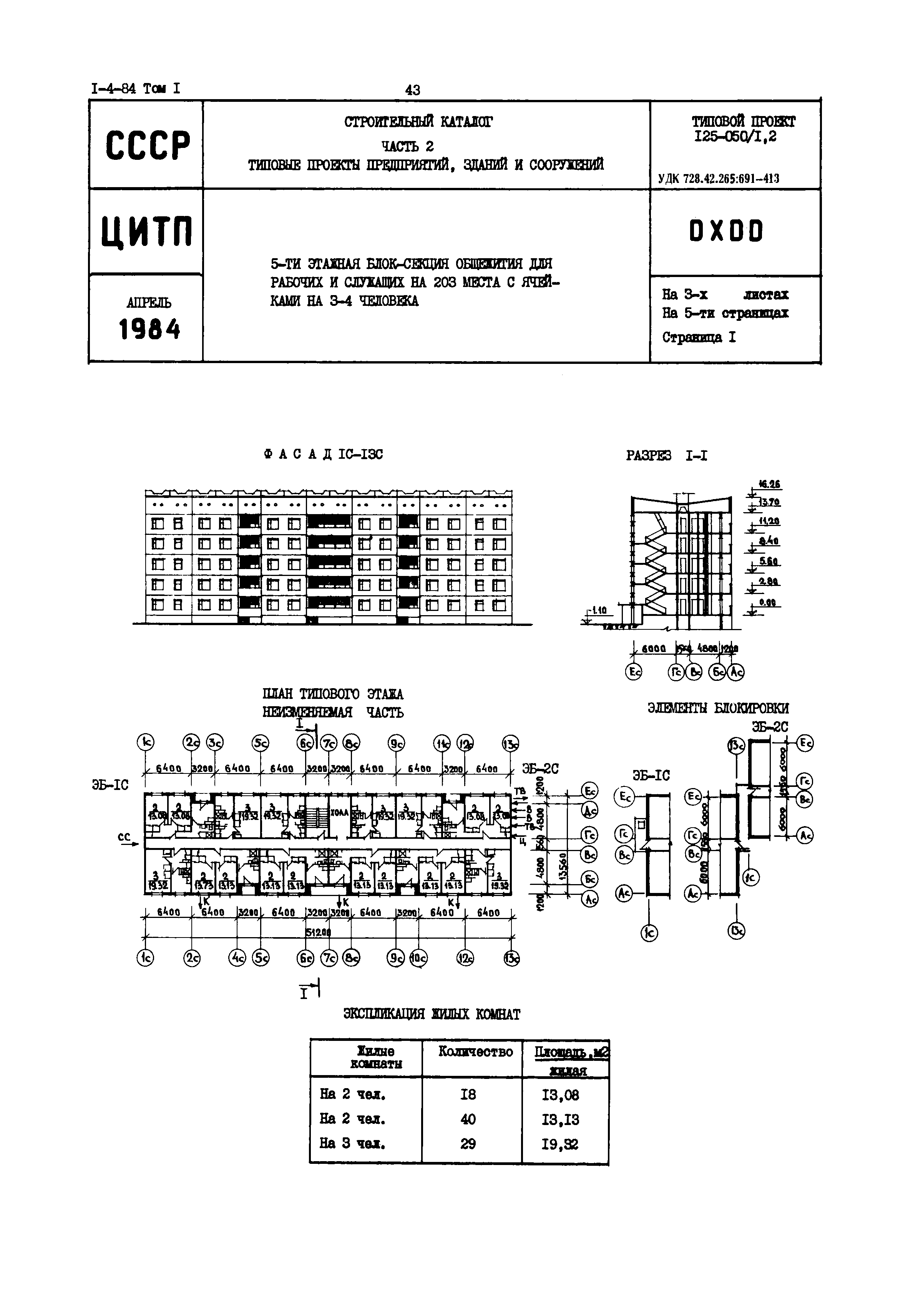 Типовой проект 125-050/1,2