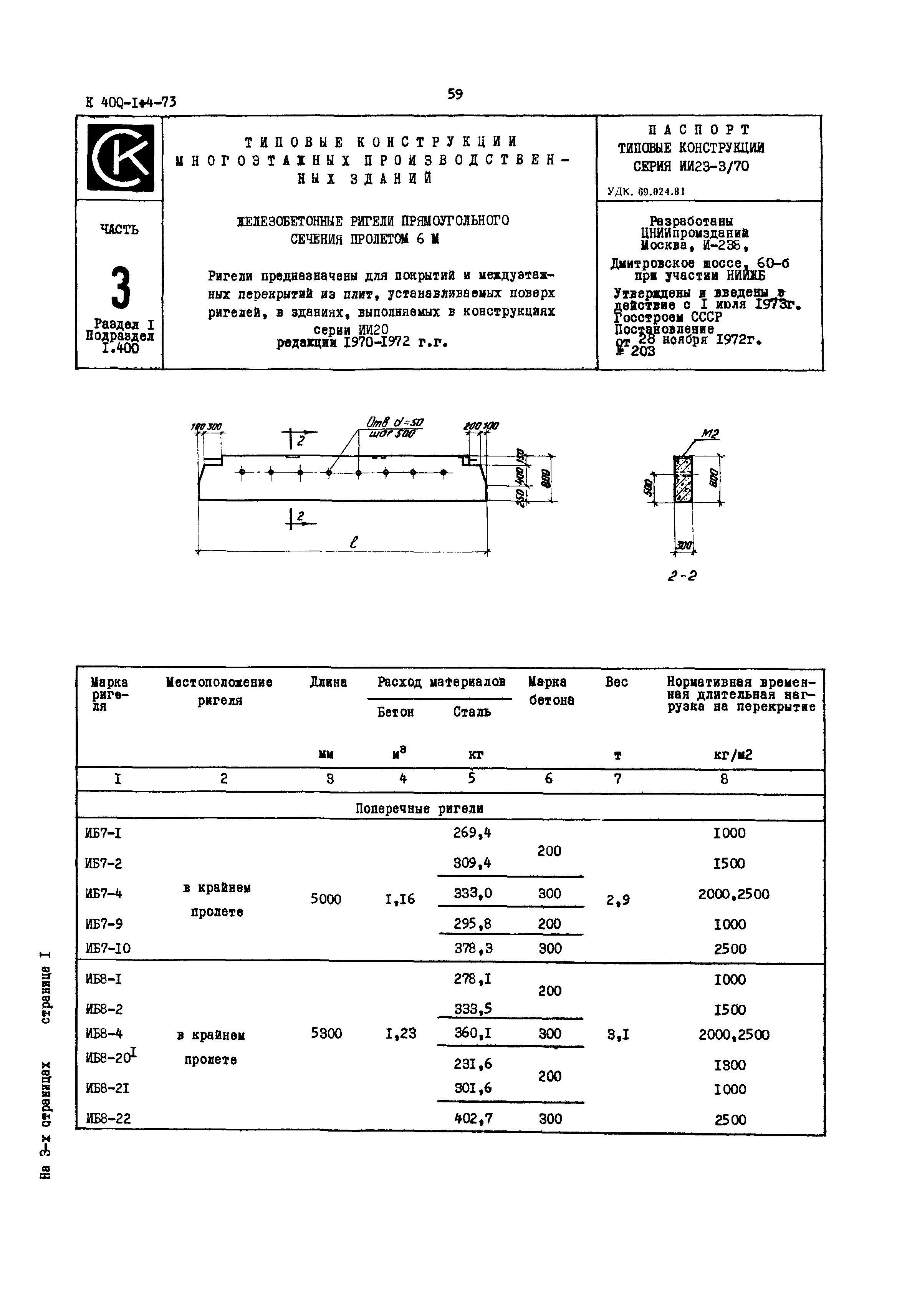 Серия ИИ23-3/70