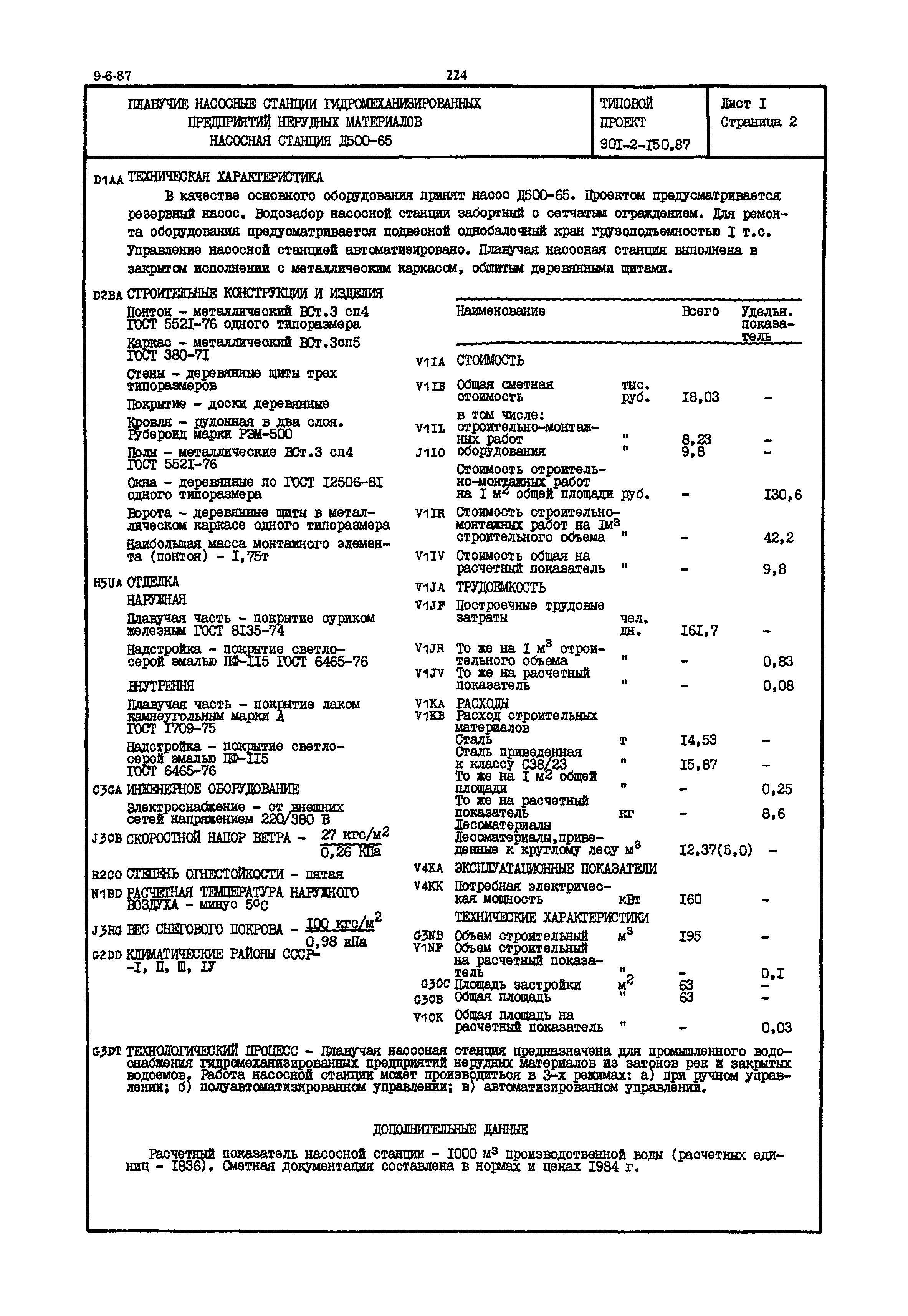 Типовой проект насосной станции