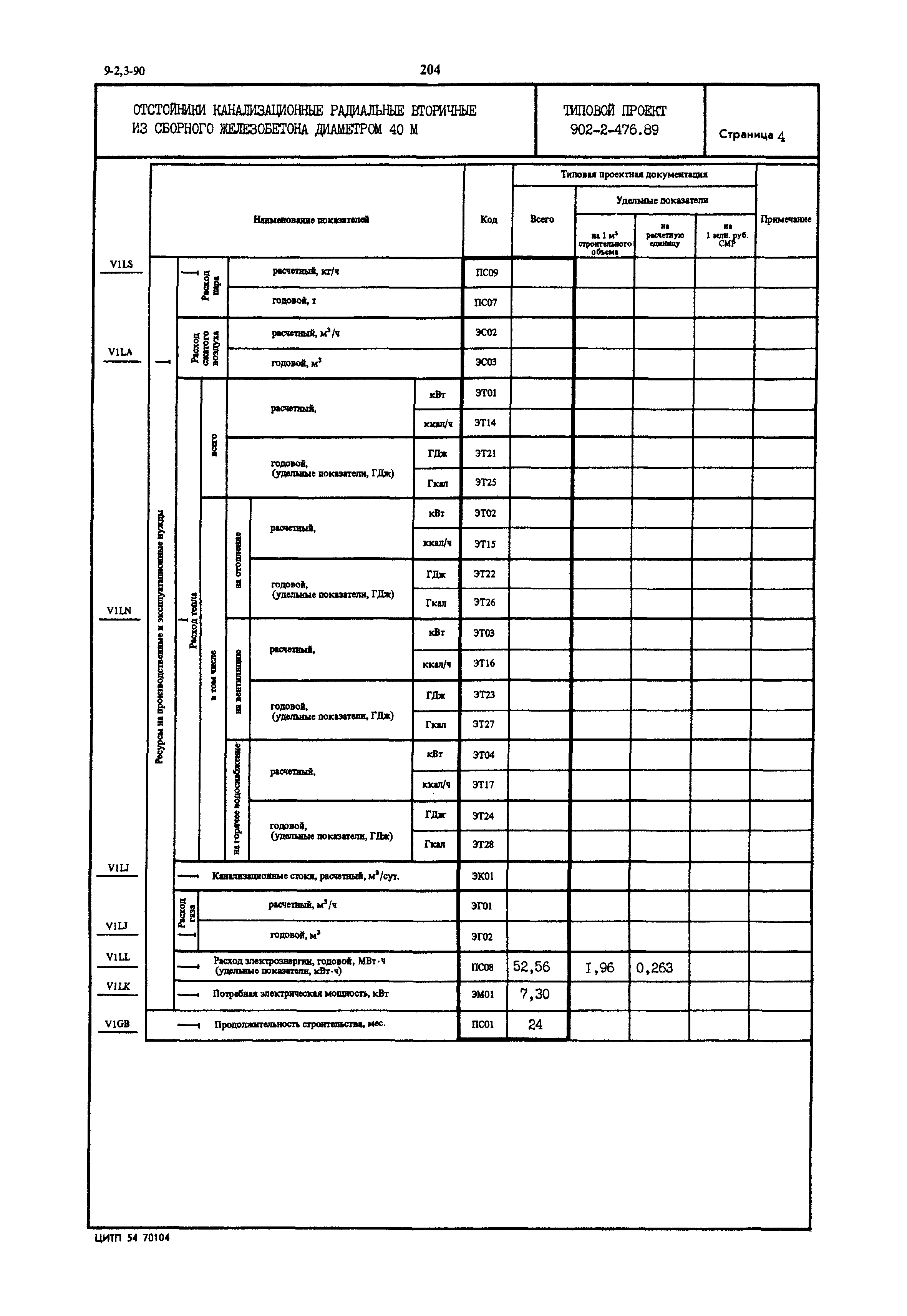 Типовой проект 902-2-476.89