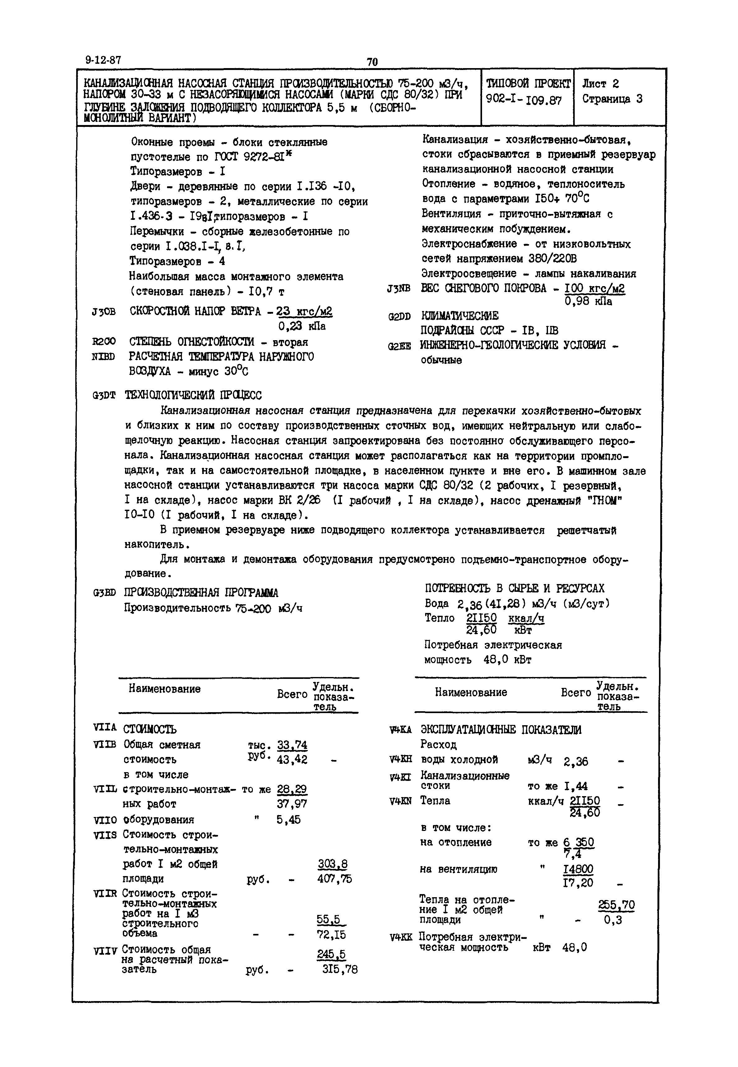 Типовой проект 902-1-109.87